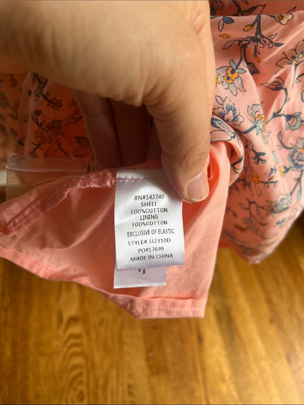 NWT Hyacinth House Tuckernuck Lucille Floral Pink Drawstring Maxi Dress XXL - Picture 12 of 15